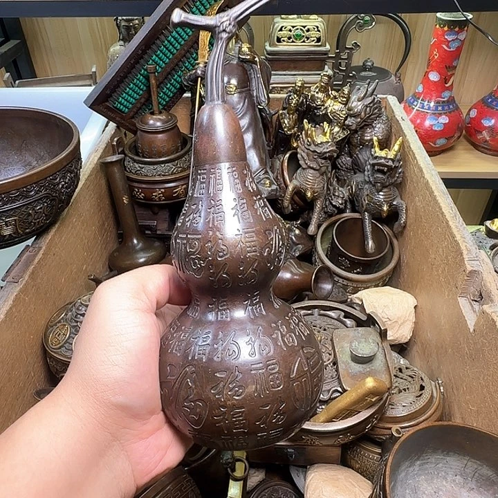 铜器办公室茶室摆件