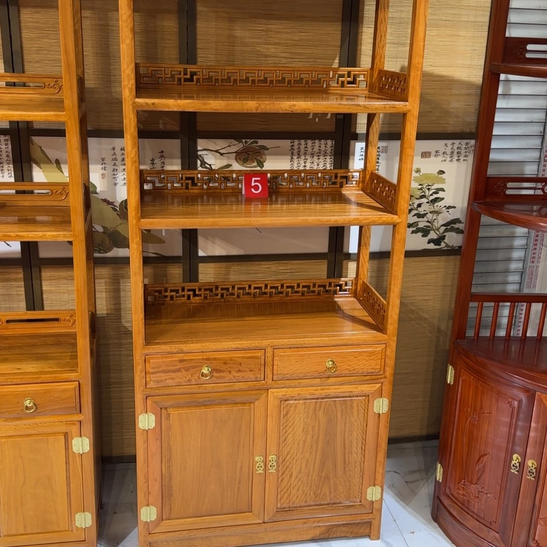 硬***汉花梨木类成套家具越南花梨78乘35高178大书柜