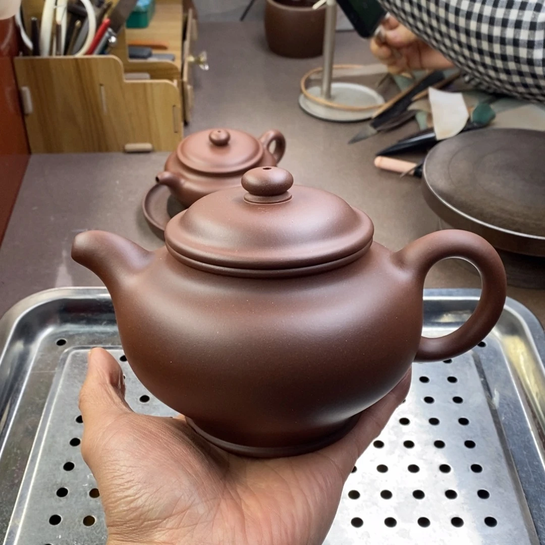 紫砂茶壶大亨掇只容量650毫升左右