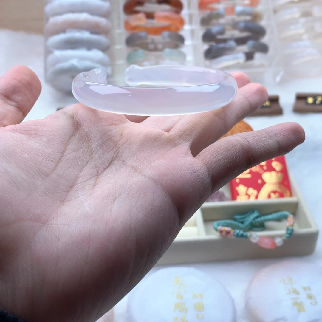 玛瑙/玉髓手镯合金ㅤ*