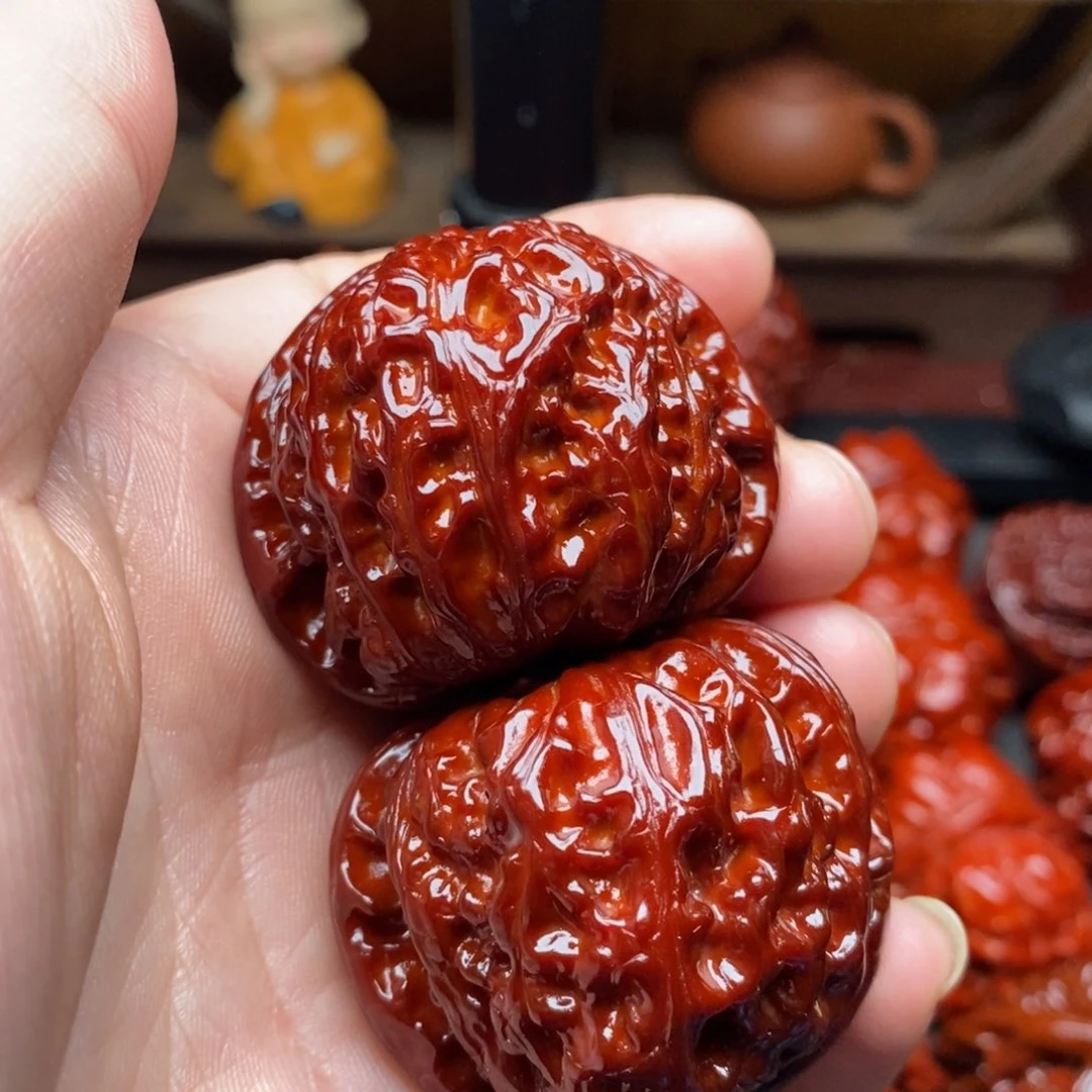 吊坠文玩核桃42白狮子