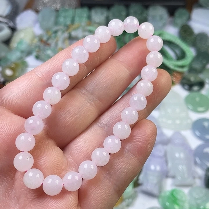 翡翠未镶嵌颈饰珠链