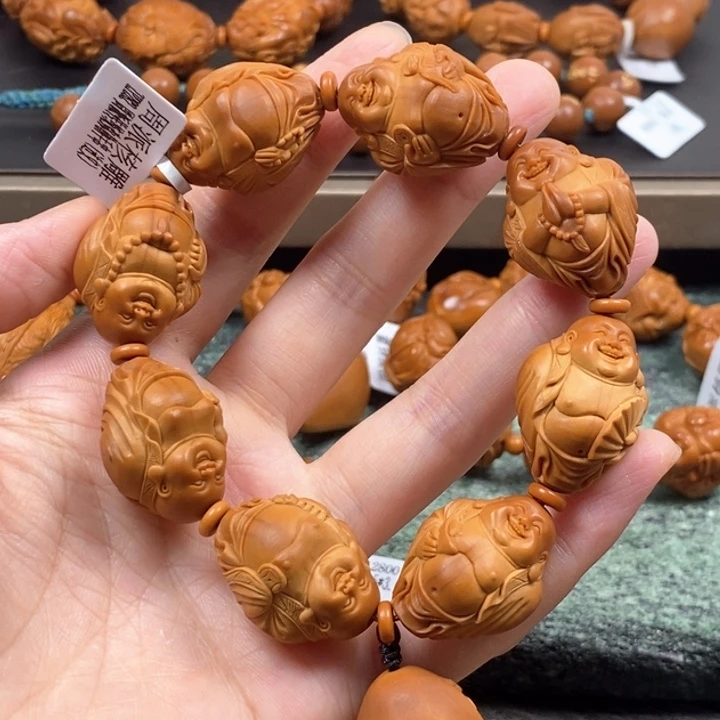 橄榄核手串/手链弥勒佛