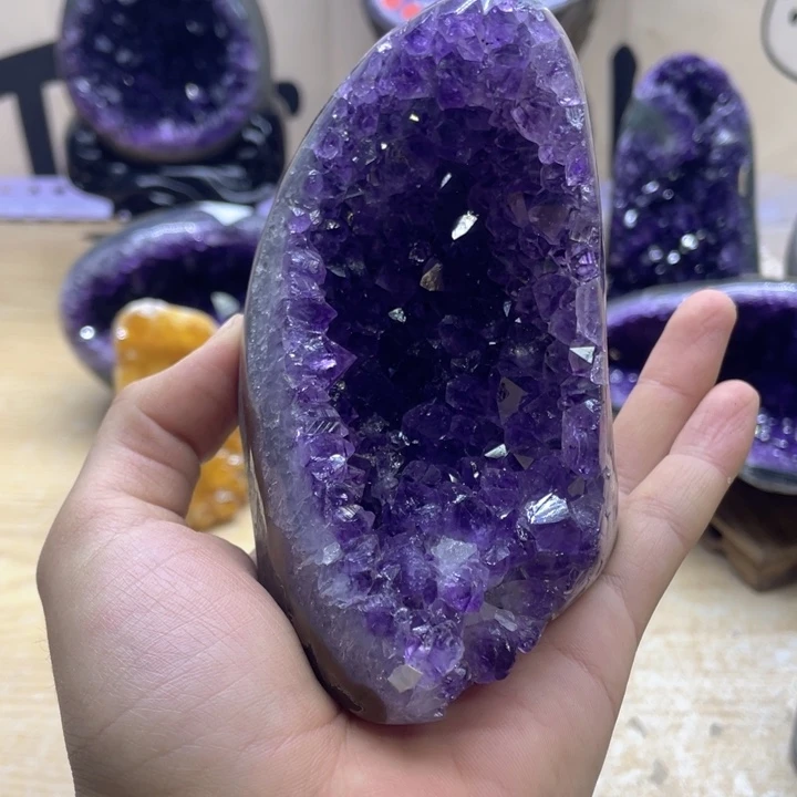 未镶嵌珠宝半成品紫晶