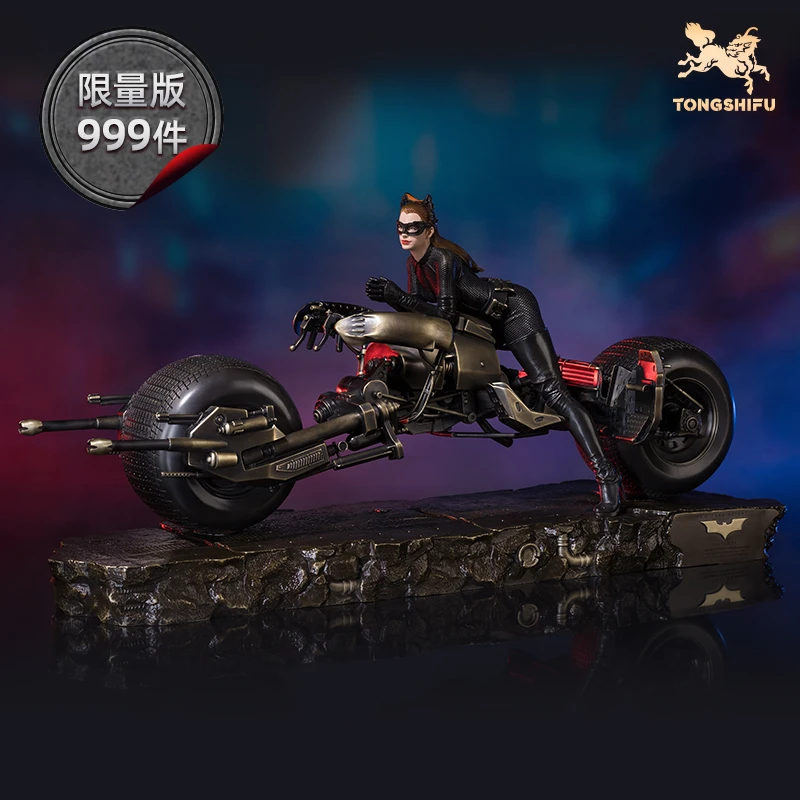 铜师傅 DC蝙蝠侠之《机车猫女（海瑟薇版）》正版授权限量手办模型