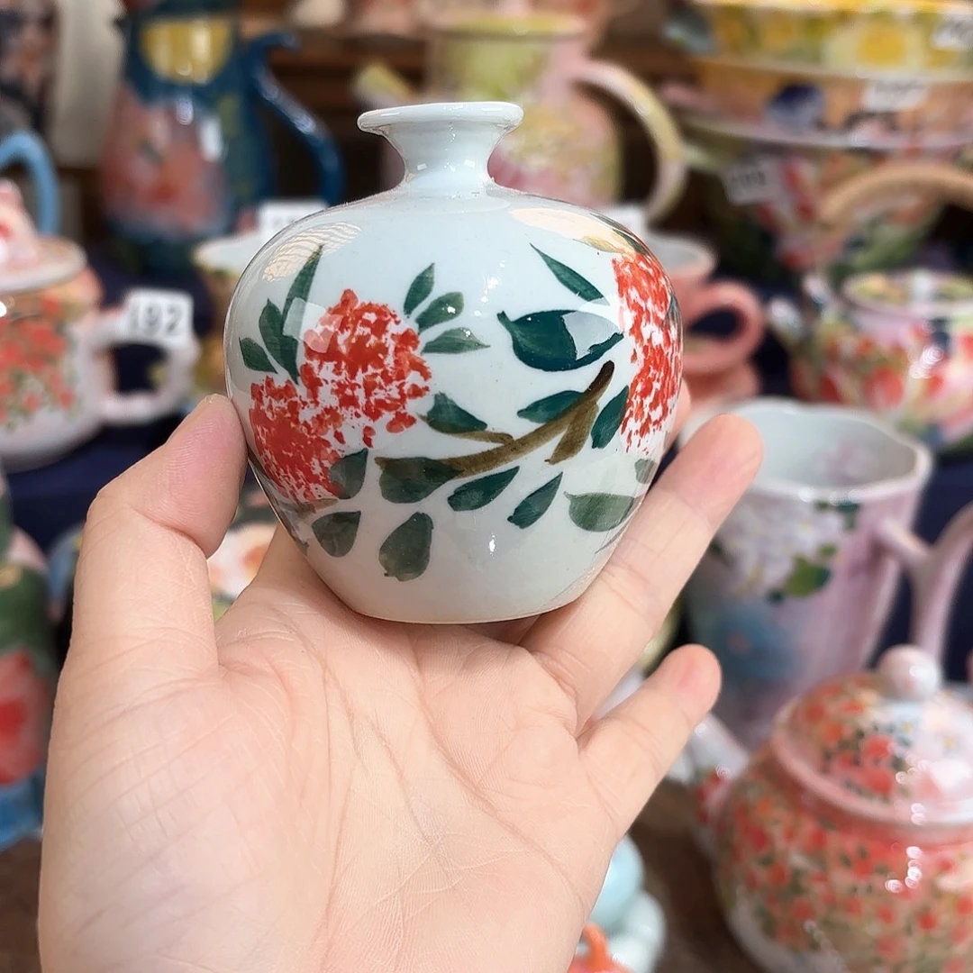 景德镇手绘高温釉下彩陶瓷茶具