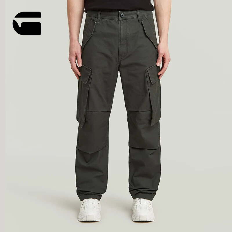 G-STAR RAW25年秋季新款R-3N高腰直筒工装裤痞帅美式潮流男士休闲