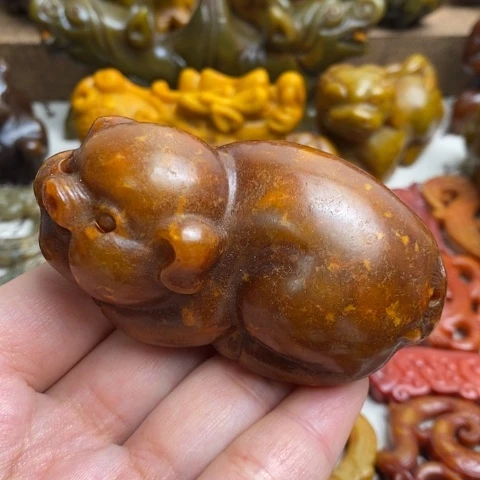 未镶嵌蛇纹石玉颈饰103
