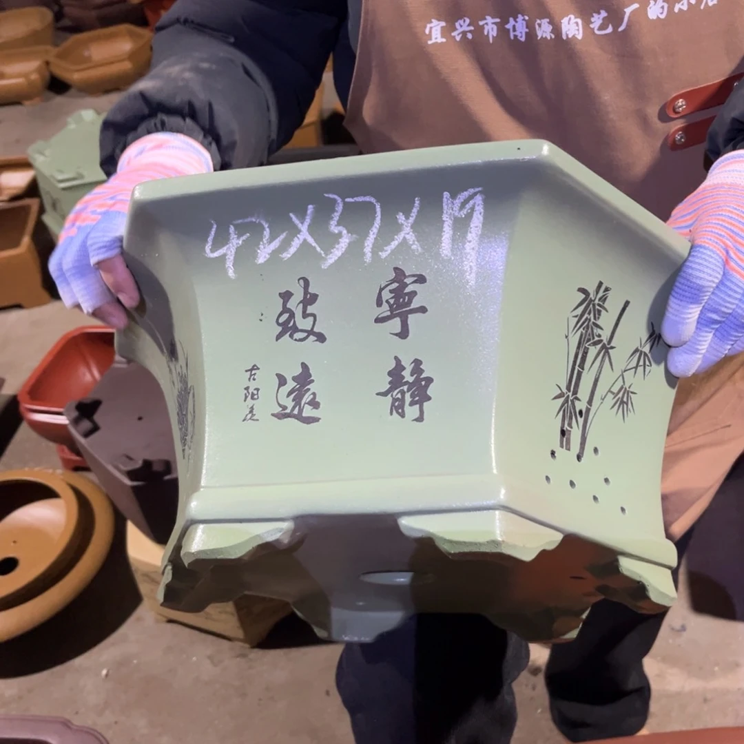 紫砂花盆盆景艺术