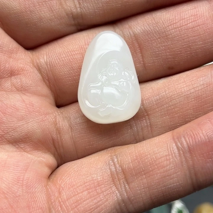 和田玉（碧玉）吊坠(不含链)未镶嵌