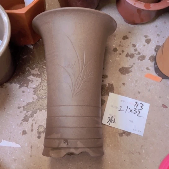 紫砂花盆紫紫砂哦