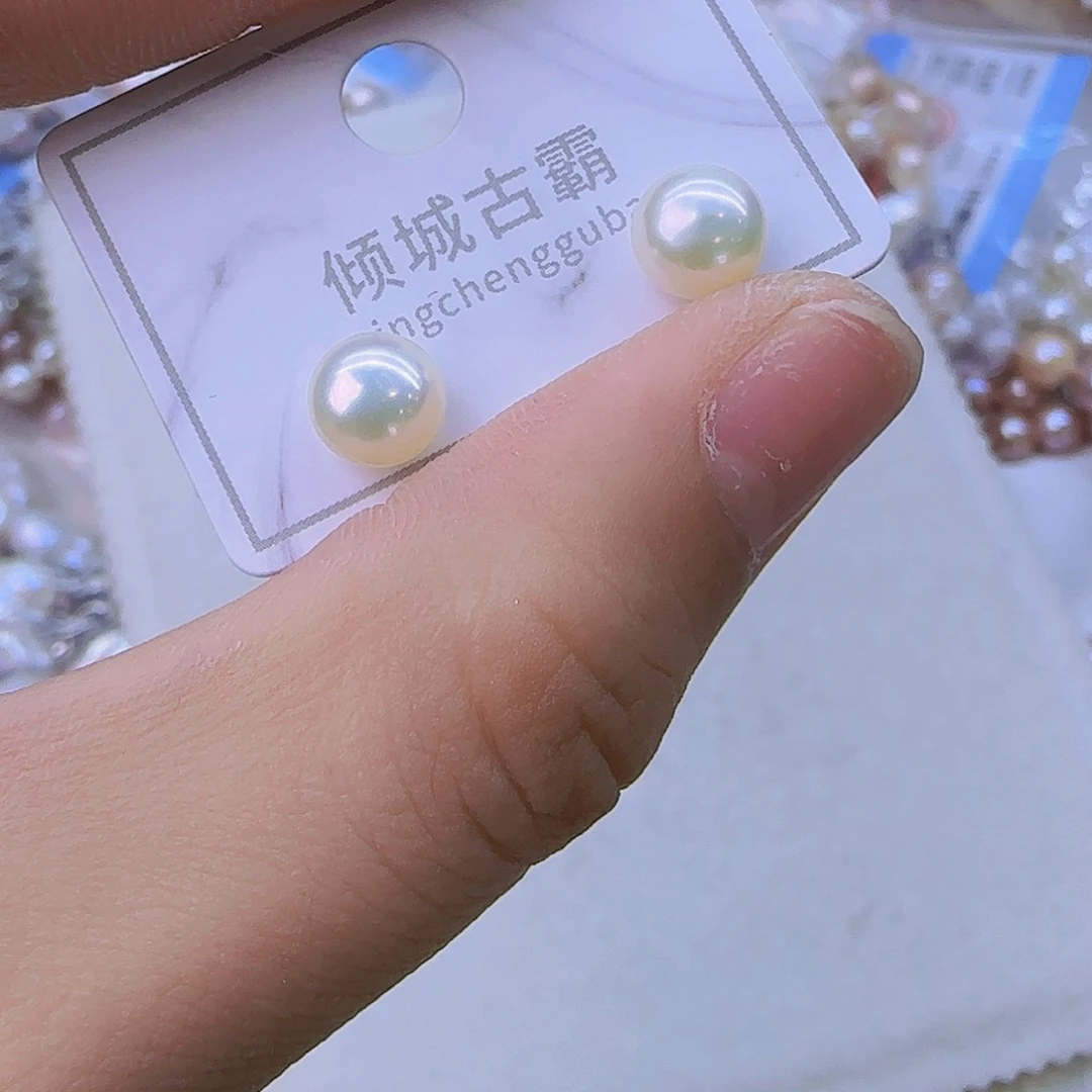 银S925镶嵌项链定制108。 淡水珍珠