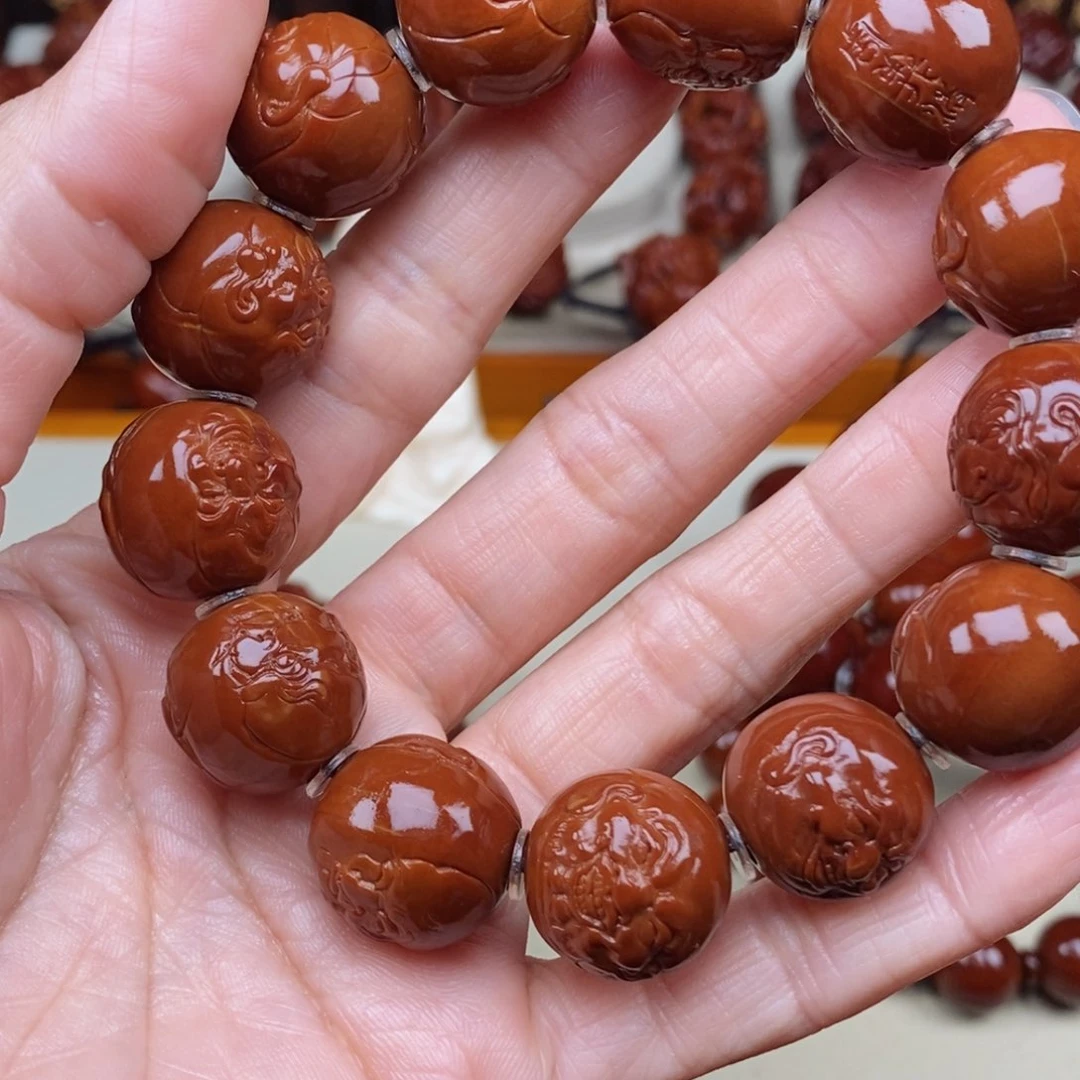 橄榄核吊坠木**武十八罗汉