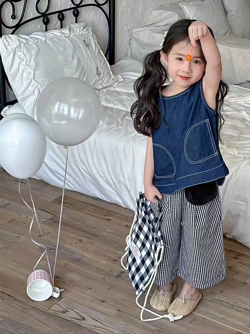 【新疆包邮】夏季新款牛仔马甲套转C550