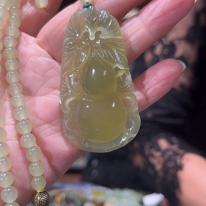 未镶嵌岫玉毛衣链