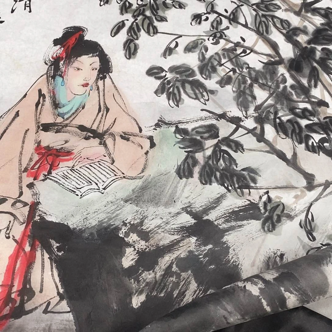 国画山***峰书画作品欣赏？