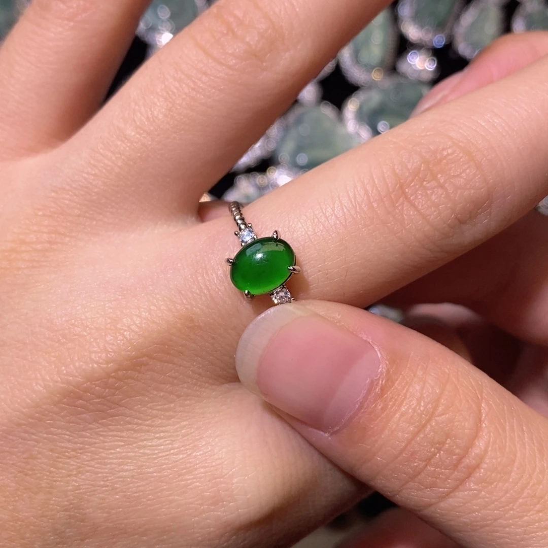 翡翠未镶嵌颈饰天然