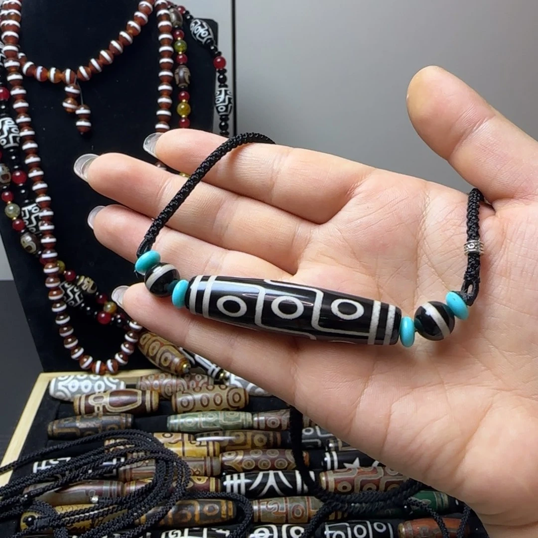 玛瑙/玉髓合金颈饰