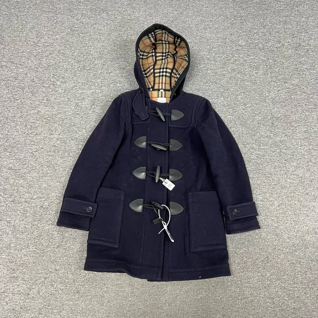 99新 AMIPARIS Burberry 牛角扣大衣 uk8