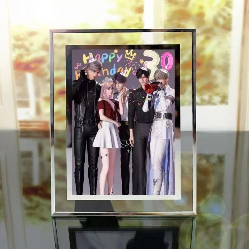 【小鱼生日专属】恋与深空祁煜个人周边水晶相框6寸照片