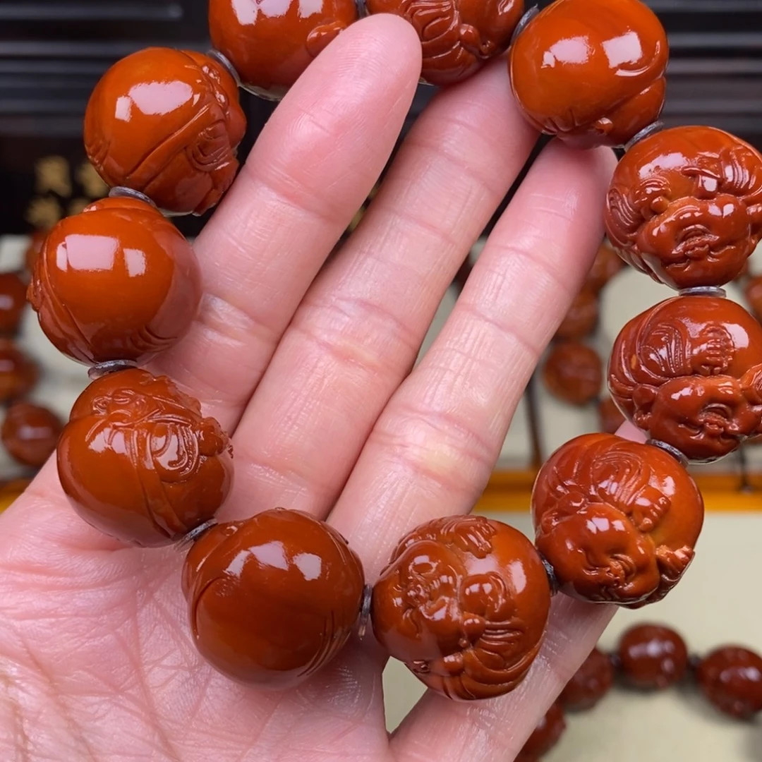 一***界橄榄核吊坠弥勒弥勒