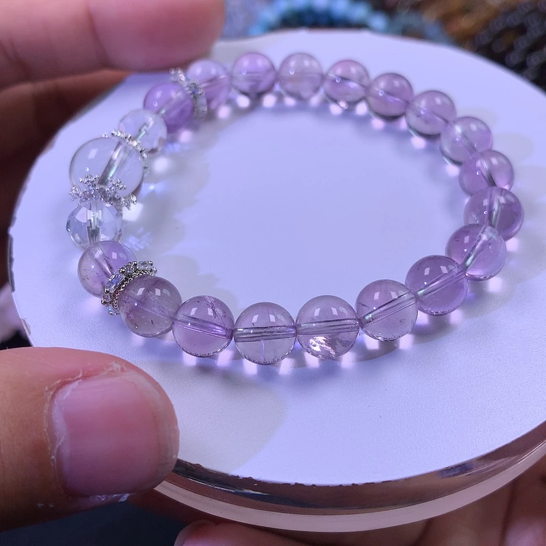 水晶手链未镶嵌天然