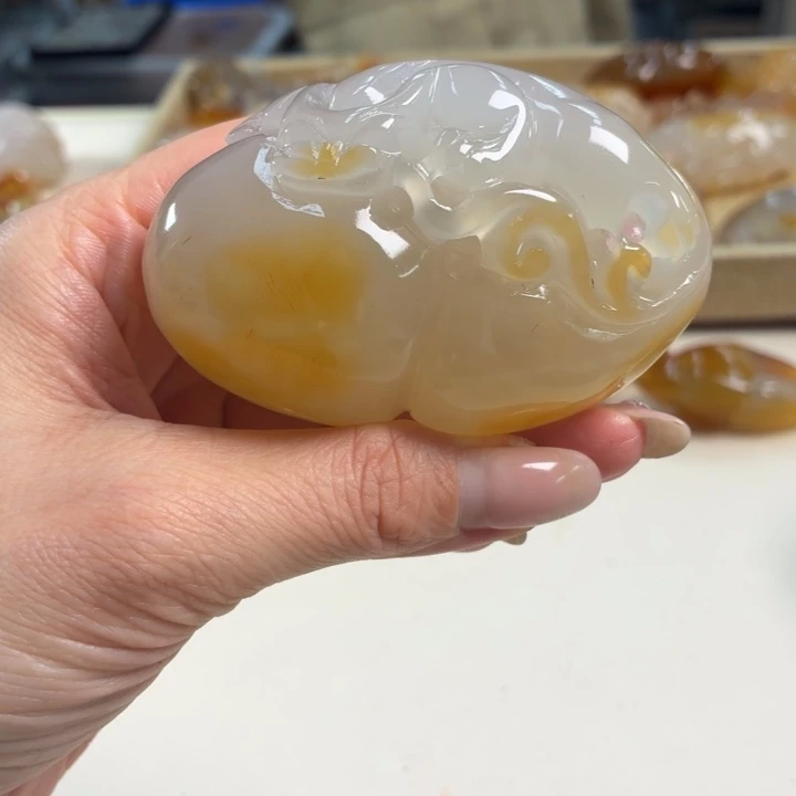 玛瑙/玉髓吊坠(不含链)未镶嵌