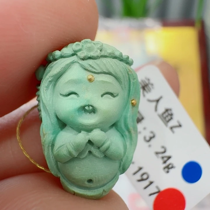 绿松石未镶嵌配饰