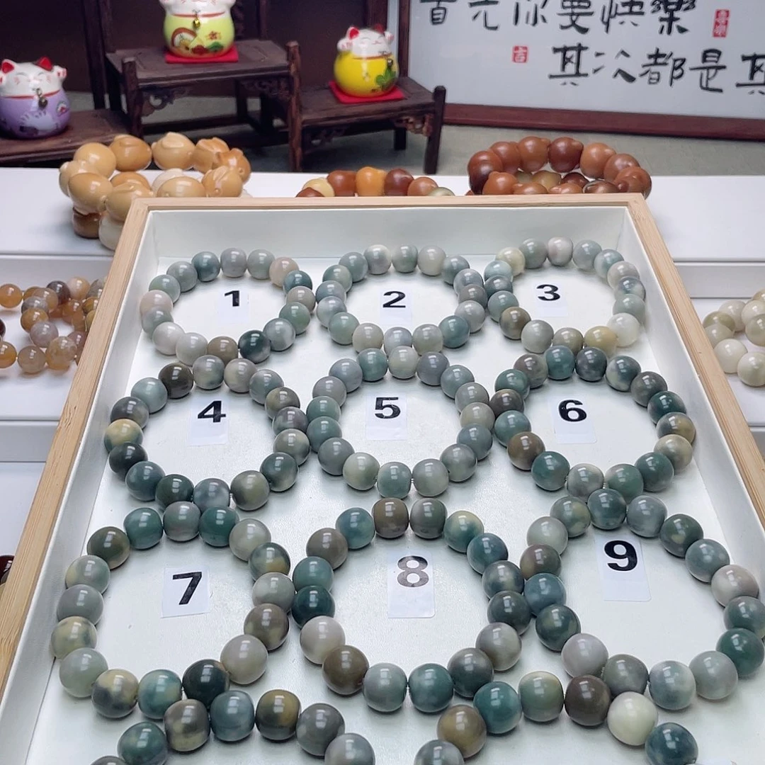 菩提根/象牙果手串胖苹果珠手串