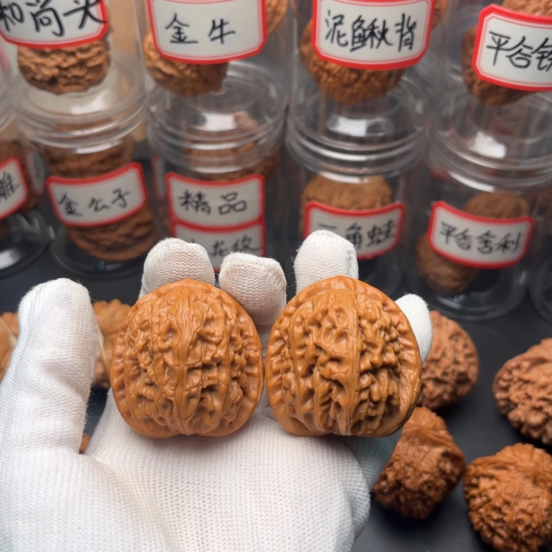 把件文玩核桃41精品红锦鲤