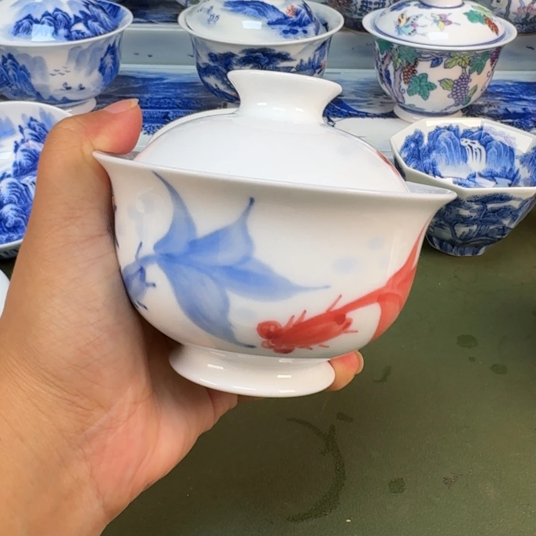 景德镇纯手绘茶具圆圆265