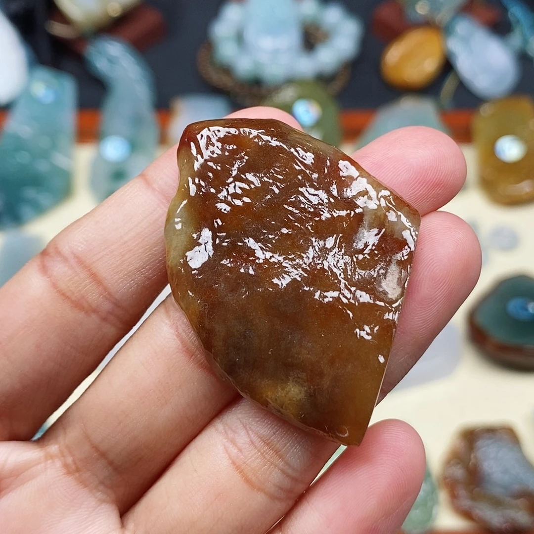 颈饰未镶嵌翡翠翡翠