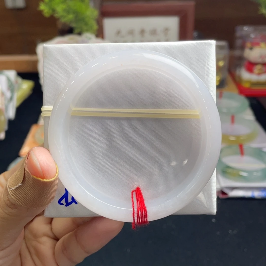 翡翠手镯未镶嵌2号 57+正圈