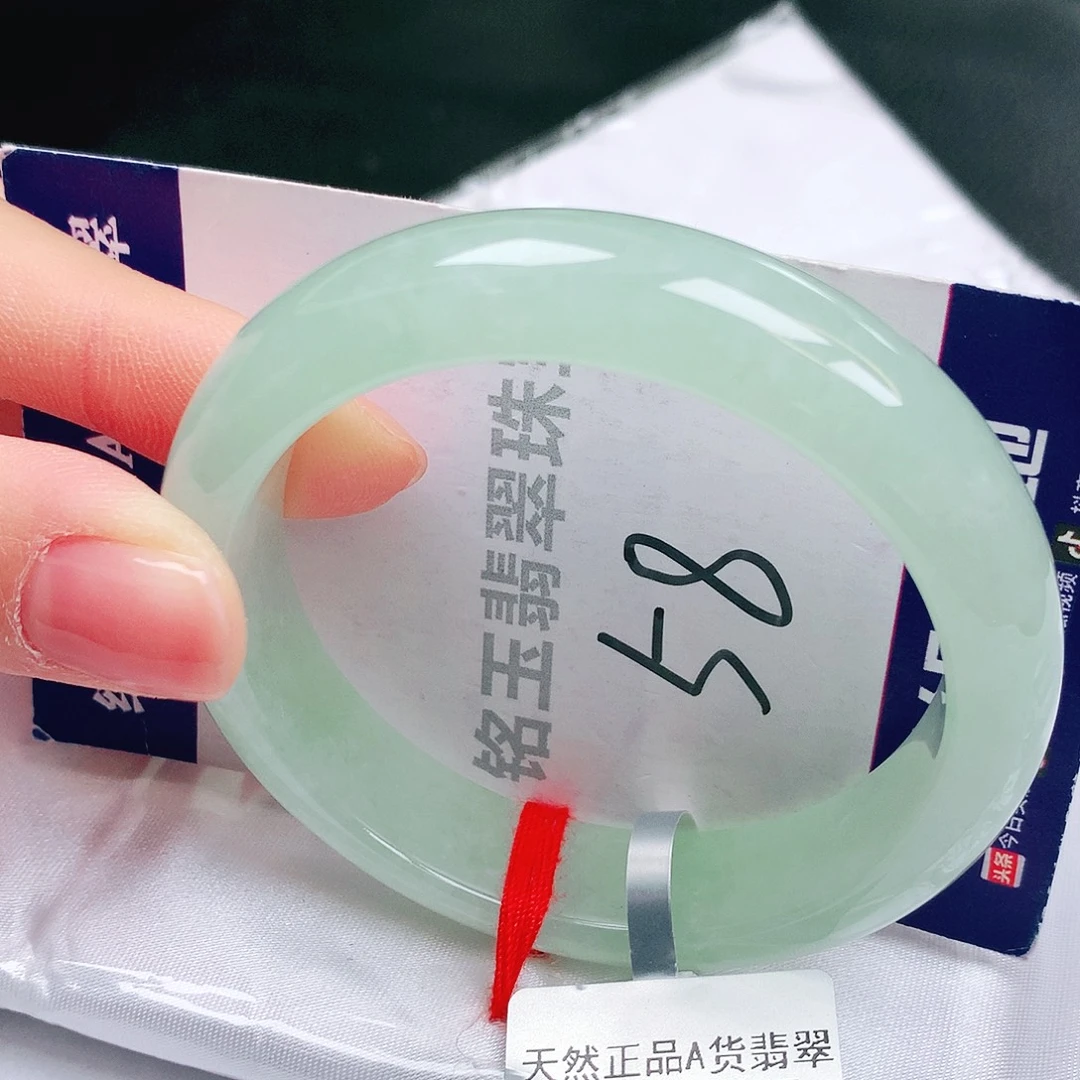 翡翠未镶嵌手镯缅甸天然a货翡翠手镯