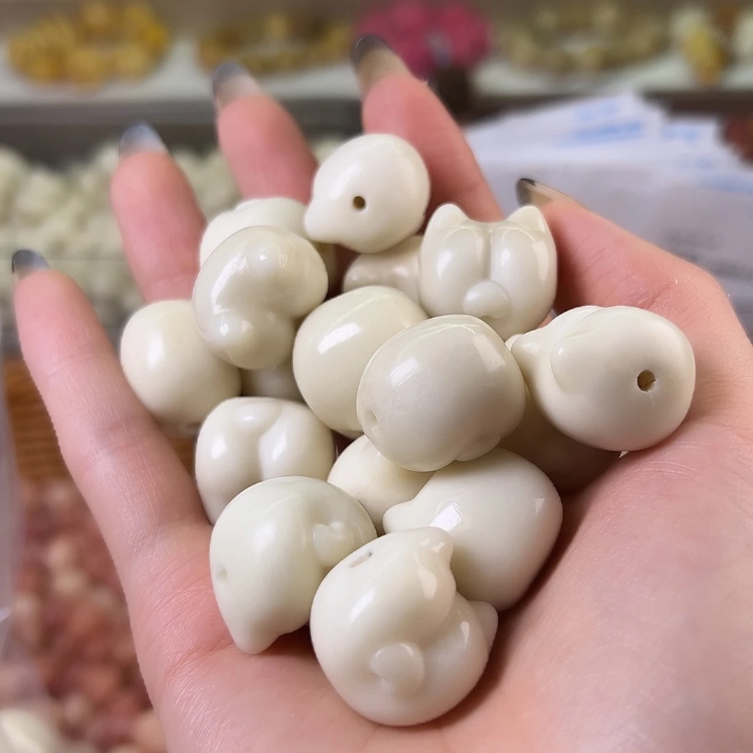 菩提根/象牙果吊坠微瑕柯基屁屁10颗