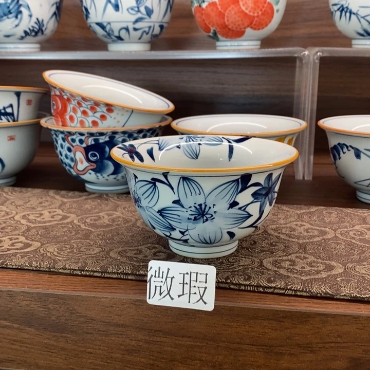 釉下老陶泥手工绘制