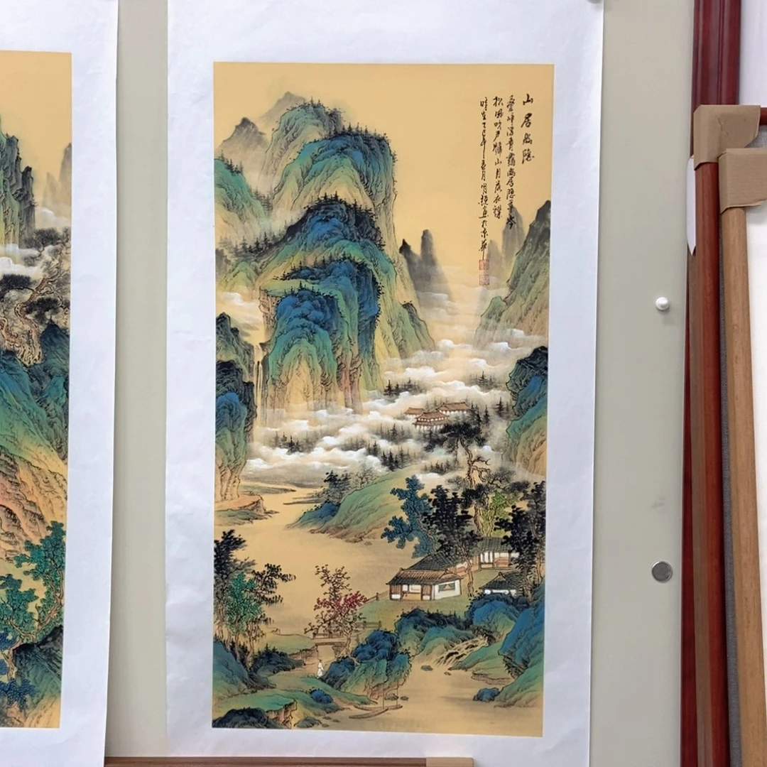玄***竹国画明锐小六三尺精品佳作X2