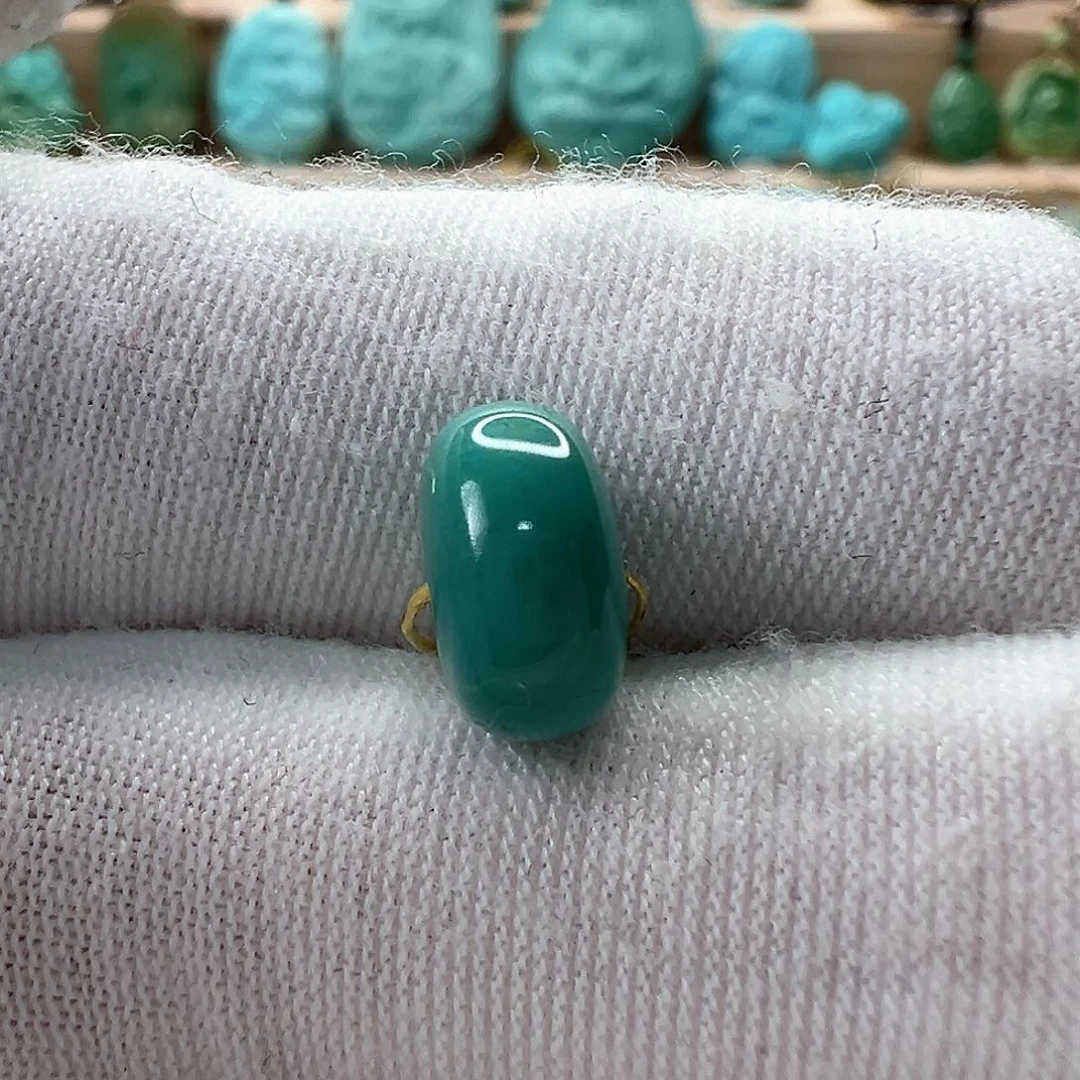未镶嵌绿松石鼓珠9.5mm