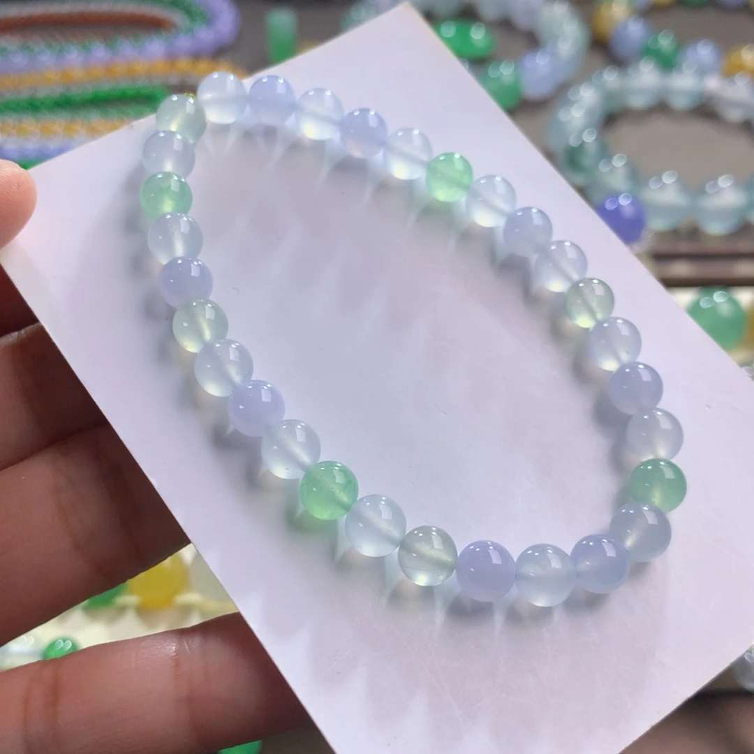 翡翠手链未镶嵌卡6.2