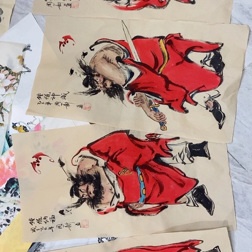 【闪购商品】白****2国画艺术作品欣赏4幅
