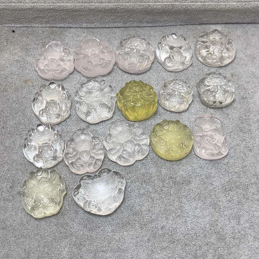 未镶嵌颈饰紫晶没*鱼17个牌子18