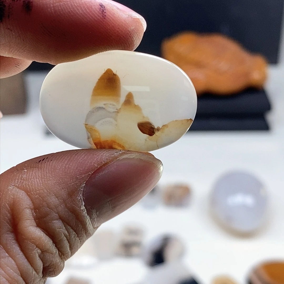 玛瑙/玉髓珠宝奇石未镶嵌微****髓