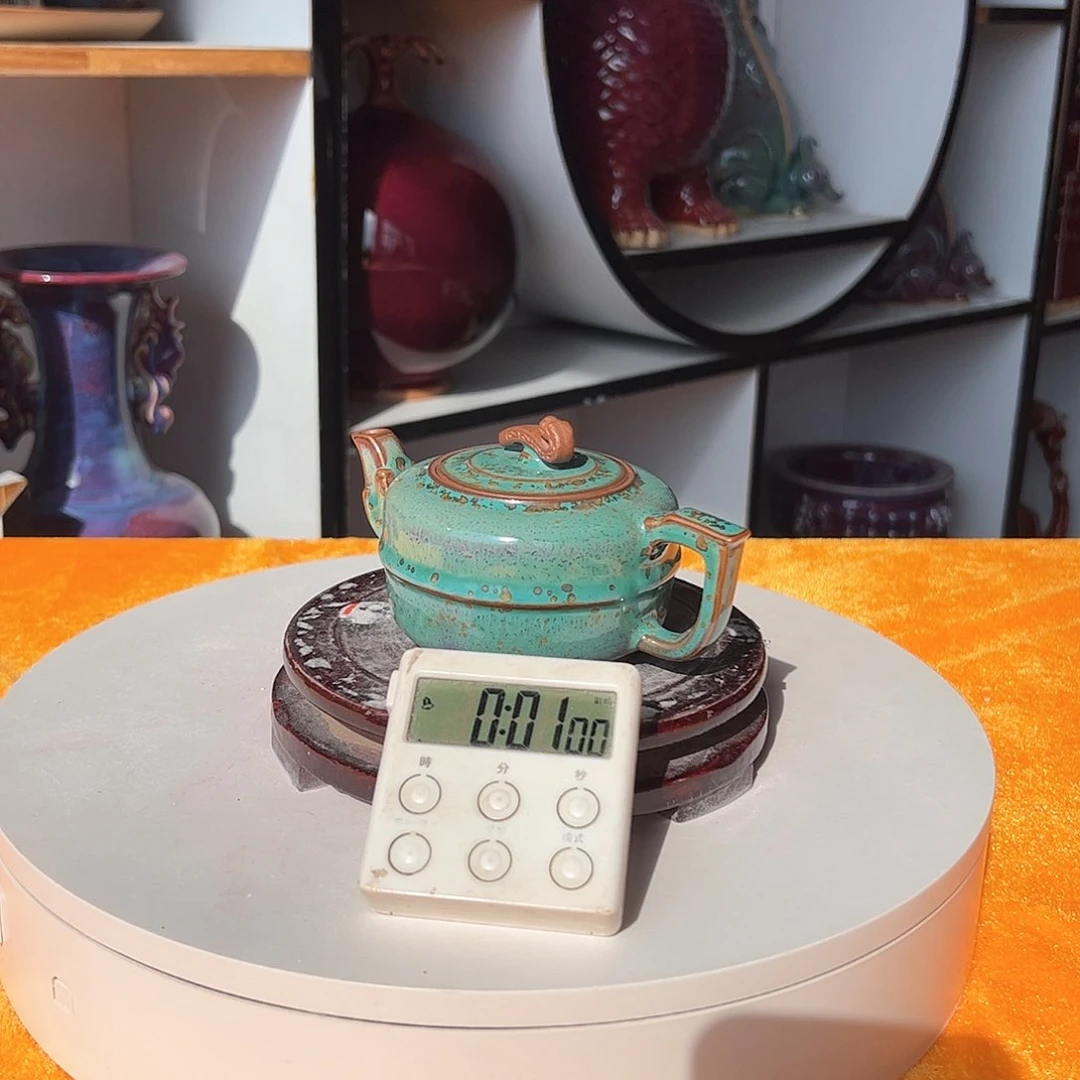 摆件走**风郑家钧窑摆件