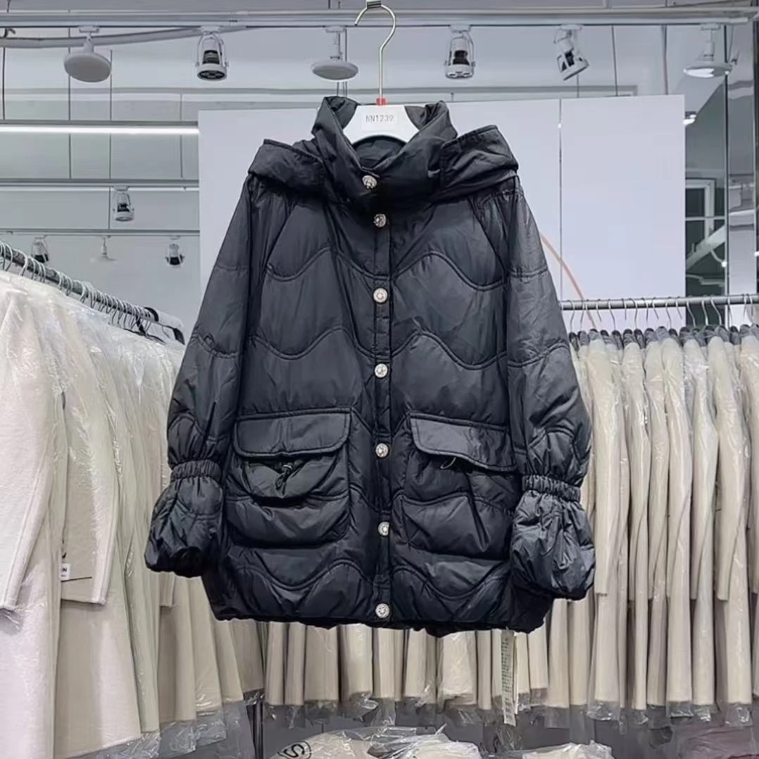 【杭州•意法】NN1239-时尚女装设计感棉衣显瘦洋气百搭