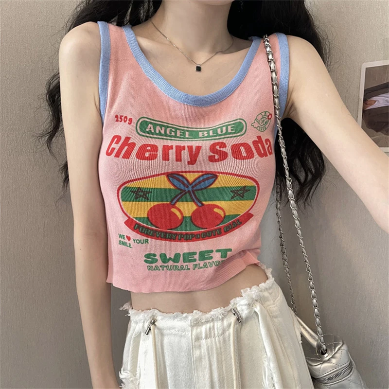 粉色吊带小背心女夏外穿西双版纳泰兰德多巴胺甜辣妹海边泰式上衣