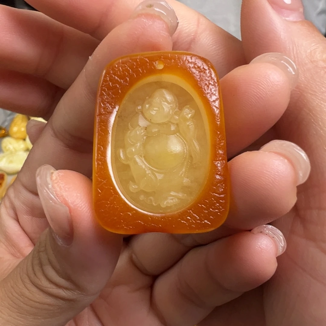 裸石蜜蜡未镶嵌微瑕