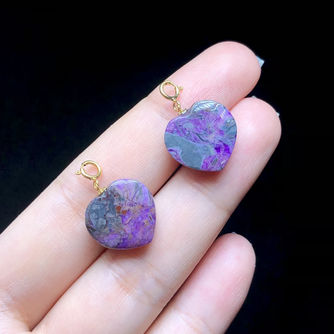 【小宝珠宝】17 S40545-18K金镶舒俱来吊坠-多样性发其一-14×14×5mm