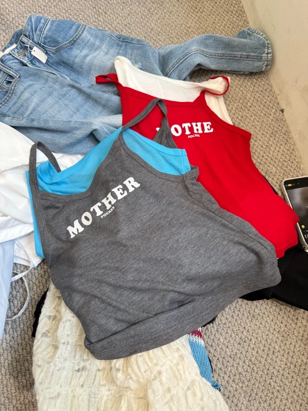 纯欲可爱吊带背心夏季内搭显瘦遮副乳