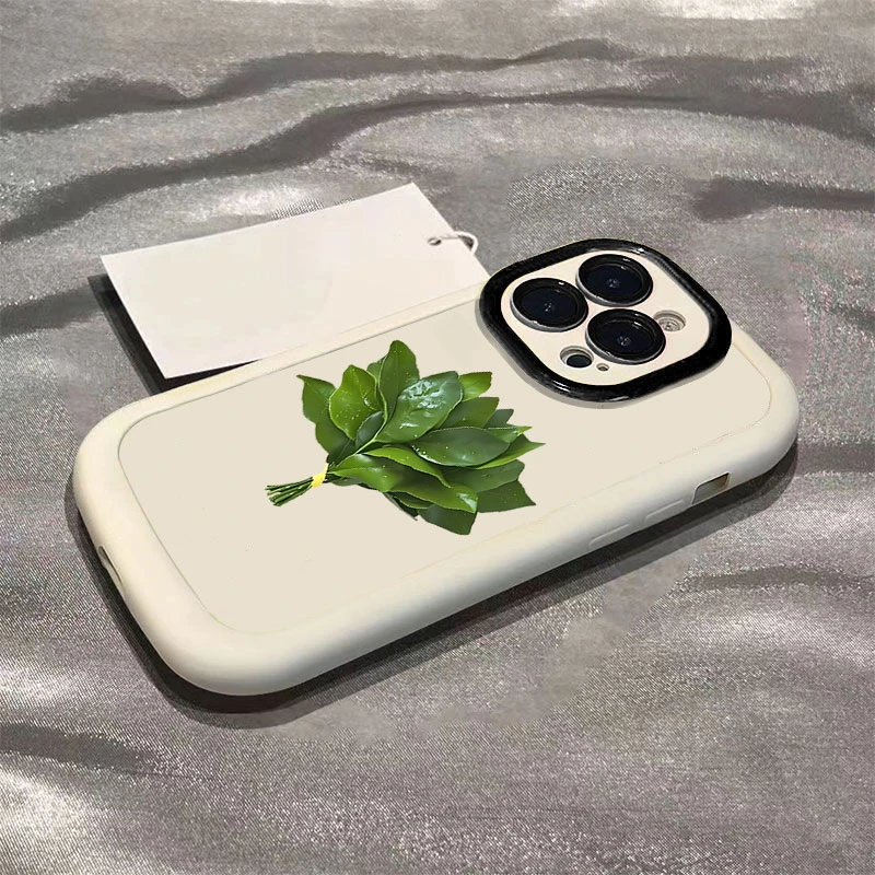 柚子叶适用iphone17苹果16promax1514手机壳泡芙131211软硅胶