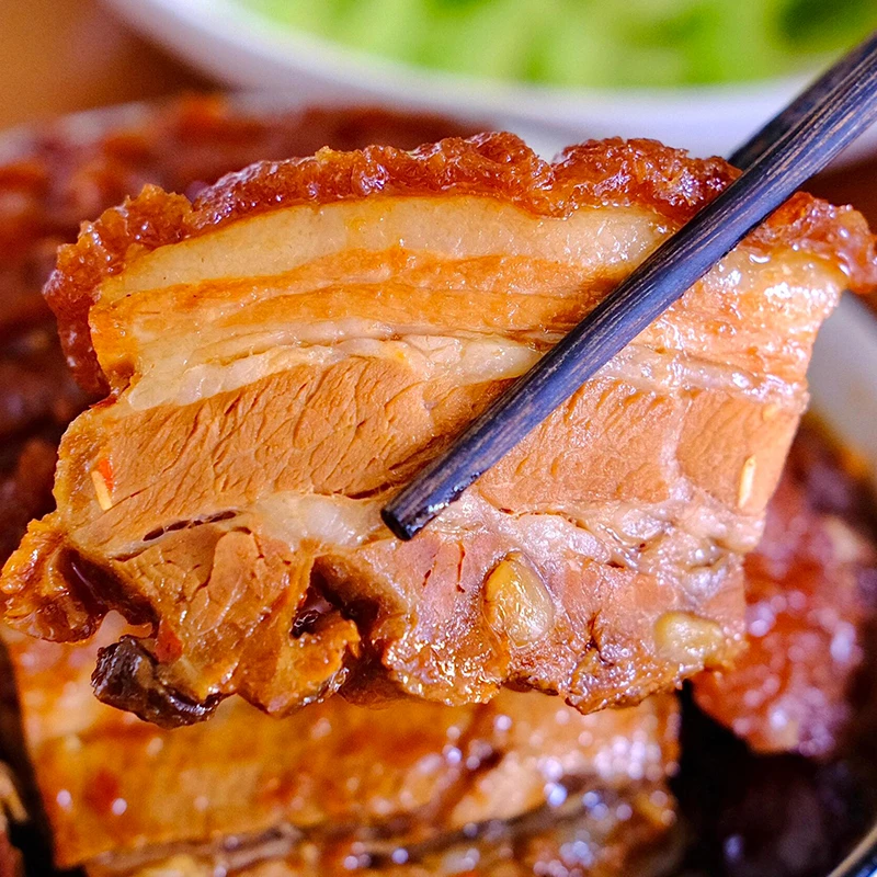 半肥瘦【拍二斤  送一斤】正宗广西扣肉土猪五花脆皮外酥里嫩扣肉